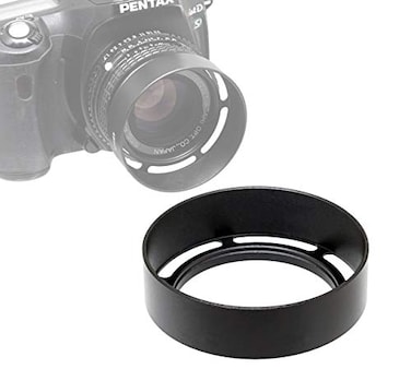 Fotasy Metal Lens Hood 49mm Vented for Fuji Leica Olympus Panasonic Sony Lenses
