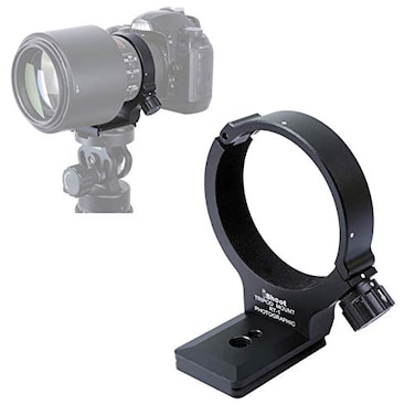 iShoot Improved Lens Collar Tripod Mount Ring for Nikon RT1 Nikkor AFS 300mm F4E PF ED VR AFS 70200mm F4G ED VR Bottom Quick Release Plate Feature Compatible with ArcaSwiss 39mm Fit Ballhead