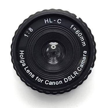 HOLGA Holga 60mm f8 Lens for Canon DSLR Black