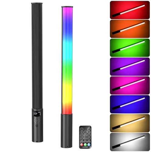 lookmein Lookmein Rgb Led Light Wand 360rgb Handheld Video Light Stick 12W