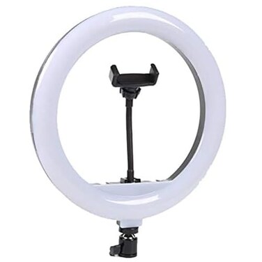 ThtRht 10 Ring Light Replacement Parts USB Switch Phone Holder 14 Screw Joint Without Tripod Stand for Photography LED Circle Lamp Ringlight Video Live Streaming Fill Lights Camera Webcam