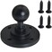 LUORNG 1 Set 17mm Ball Adapter Set Includes 17mm Universal Ball Head 40mm Base for Connecting Camera Tripod Connectors Wall Outdoor Desktop Fixed Base