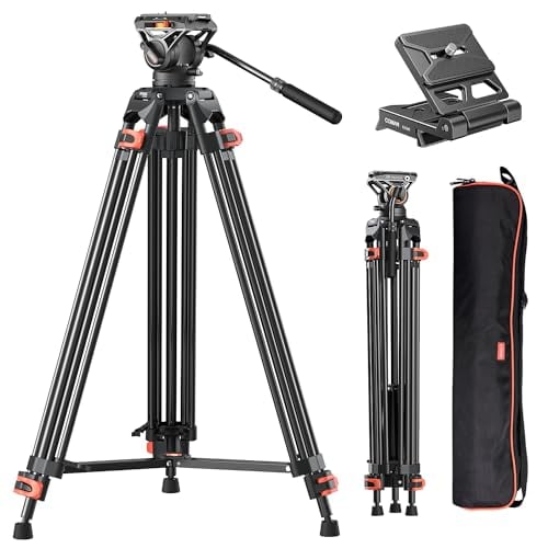 COMAN COMAN 74 Camera Tripod Heavy Duty Video Tripod FF16ls 10000 g