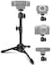 Mictop Desktop Webcam Tripod Stand Extendable Webcam Camera Stand Tripod for Logitech Stream Webcam C925e C922x C922 C930e C930 C920 C615 and Other Devices with 14 Thread