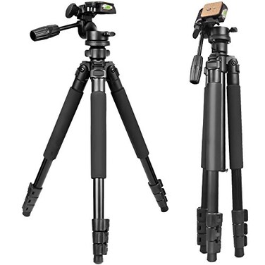 Gosky Tripod Travel Portable Tripod for Spotting scopes Binoculars camcorders or SLR Cameras Pro 61inch