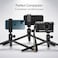 Just Mobile ShutterGrip Mini Tripod Premium Aluminum Alloy Ball Head Mount Standard 14 Screw Desktop Tabletop Stand Tripod Fits All Cameras Black