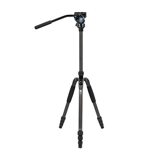 sirui Sirui T04s Series Carbon Fiber Tripod With VA5 Compact Fluid Video Head T024skva5