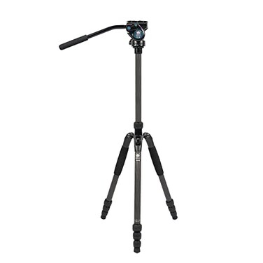 Sirui SIRUI T04S Series Carbon Fiber Tripod with VA5 Compact Fluid Video Head T024SKVA5