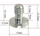 Desmond 20 x 14 Stainless Steel Flat Head Screw for CameraTripodQR Plate
