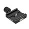 Andoer QR50 Quick Release Plate Clamp Adapter with Builtin Bubble Level for Arca Swiss RRS Wimberley Tripod Ball Head