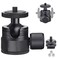 ARTCISE Mini CNC Machining Tripod Ball Head Portable Aluminum Alloy 360 Rotating Head for Phone Light Camera Max Load 66lbs3kg