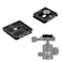 Fotopro Universal ArcaSwiss 40mm Aluminium Quick Release Plate Easy Tight for Professional Bball Head Tripod Quick Removable Plate for DSLR CameraHeavy Lens Skidproof QR Plate QAL40