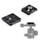 Fotopro Universal ArcaSwiss 40mm Aluminium Quick Release Plate Easy Tight for Professional Bball Head Tripod Quick Removable Plate for DSLR CameraHeavy Lens Skidproof QR Plate QAL40