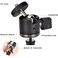 UTEBIT 20mm Mini Ball Head Tripod Head Mount with 14 hot Shoe Black