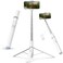 TELESIN 70 Phone Tripod Stand GravityActivated AutoOpen Selfie Stick Extendable Cell Phone Stand with Magnetic Bluetooth Remote 360 Adjustable Travel Phone Tripod for iPhoneAndroid