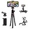 LINKCOOL 360 Rotation Flexible Octopus Travel Stand for iPhone Smartphone iPad DSLR Action Camera with Bluetooth Wireless Remote Shutter