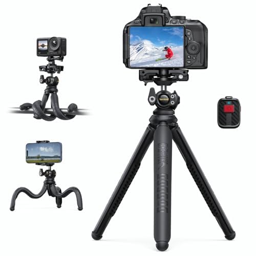 لاميكال Lamicall Tripod For Camera 3 In 1 Flexible Tripod For iPhone