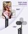 Anozer Mini Tripod with Universal Phone Holder Cold Shoe Lightweight Phone Stand Camera Tripod Compatible with iPhone 14 Pro Max14 Pro GoPro Webcam Mini Projector