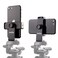 DaVoice Tripod Phone Mount Adapter 360 Rotating Holder Compatible with iPhone Smartphone Camera Stand Universal Cell Phone Attachment Clip Clamp