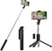 USTINE Portable Selfie Stick Tripod 3 in 1 Extendable Selfie Stick Phone Holder for iPhone 141313 Pro13 Pro Max1212 ProXXRXS876SAndroid Samsung Smartphone