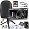 Canon PowerShot IXY 650 ELPH 360 HS Digital Camera 128GB Extreme PRO Memory Case Grip Software Pack Essential Bundle Renewed Black