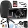 Canon PowerShot IXY 650 ELPH 360 HS Digital Camera 128GB Extreme PRO Memory Case Grip Software Pack Essential Bundle Renewed Black