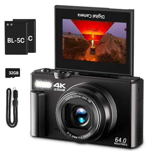 في جيانجر Vjianger 4k Digital Camera 32GB