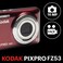 KODAK Kodak PIXPRO Friendly Zoom FZ53RD 16MP Digital Camera with 5X Optical Zoom and 27 LCD Screen Red