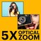 KODAK Kodak PIXPRO Friendly Zoom FZ53RD 16MP Digital Camera with 5X Optical Zoom and 27 LCD Screen Red