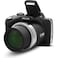 Minolta Pro Shot 16MP HD Digital Camera 53x Optical Zoom 1080p Full HD Video Optical Stabilization 3inch LCD Panorama HDR Face Detection Smart Modes 16GB Card Black