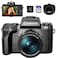 Saneen Digital Camera 4k Cameras for Photography 64MP WiFi Touch Screen Vlogging Camera with Flash 32GB Card Lens Hood3000mAH Battery Front and Rear CamerasHot Shoe Interface Beginner