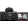 Sony ZV1F Vlogging Camera Black 201 MP 1 Sensor UltraWide 20mm Lens 4K Video Compact Creator Kit with Case 64GB Card 2 x NPBX1 Battery Card Reader Photo Software HDMI Cable and More