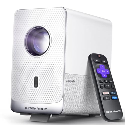 أورزين Aurzen Roku Tv Projector With