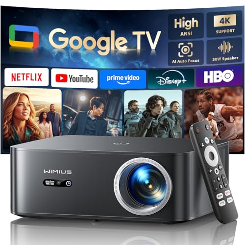 Wimius Wimius Bundled With Google Tv STICK4k Supported Projector