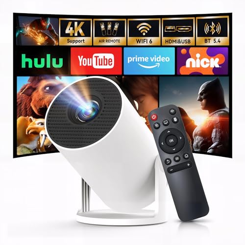 ويمي Wemi Builtin Apps 2026 Upgraded Mini Projector With