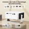 YOTON 360 Rotating Auto KeystoneYoton Y3 Mini Projector 2026 Upgraded Portable Projector for Bedroom 50 Zoom Small Movie Projector for phone Compatible with iPhoneAndroidTV StickHDMIUSBTF Card