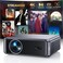 iWIMIUS Builtin Official App4K SupportCompactSmartProjector with WiFi6 and Bluetooth Outdoor Movie Projector DoIby Compatible with YouTubePrimeVideo AI Auto Focus Portable Home Proyector