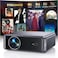 iWIMIUS Builtin Official App4K SupportCompactSmartProjector with WiFi6 and Bluetooth Outdoor Movie Projector DoIby Compatible with YouTubePrimeVideo AI Auto Focus Portable Home Proyector