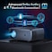 ClokoWe Projector CLOKOWE 10000L 1080P HD 5G WiFi Bluetooth Projector Portable Movie Projector with Screen Home Theater Video Projector Compatible with AndroidiOSTV StickPS4 Support 4K300