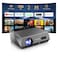 Pxodyda Smart LED 4K Projector Daylight HDR WiFi 6 Bluetooth DB Audio 2300ANSI Daytime Movie Gaming Projectors 4K Ultra HD Home Theater Ceiling with Auto Focus Keystone Zoom Airplay USB Apps