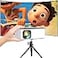 PURSHE Mini Projector Portable Projector Full HD 1080P Supported Home Theater Projector Compatible with TV Stick Phone Games HDMI AV