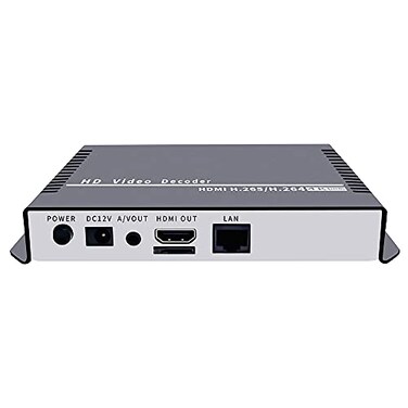 iseevy ISEEVY H265 H264 4K 1080P Video Decoder with HDMI and CVBS Output Support RTMP RTSP RTP UDP HTTP