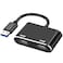 AKWOR USB to HDMI Adapter for 2 Monitors USB 30 to Dual HDMI Adapter 1920 1080P60HZ Full HD Audio Video Graphics Converter Compatible with Windows