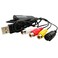 HDSUNWSTD Portable USB 20 AVRCA Composite and SVideo Audio Video Capture Card Adapter VHS DVD