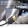 Senetem Slim HDMI Cable 33 ft High Speed 4K60Hz 18Gbps HDMI 20 Cord Thin LowProfile GoldPlated Connectors 2K HDR ARC 3D for Gaming Monitor TV XBox PS543 33 Feet