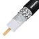 Perfect Vision ATT DIRECTV Approved 3GHz RG6 Coaxial Cable Single Solid Copper Core Black PVC CL2 Jacket 1000 Reel CR01BSR005