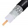 Perfect Vision ATT DIRECTV Approved 3GHz RG6 Coaxial Cable Single Solid Copper Core Black PVC CL2 Jacket 1000 Reel CR01BSR005