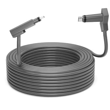 Zinweyton Cable Gen2 50FT15M for Starlink Gen 2 Standard Kit Replacement Extension Star Link V2 Cable Waterproof Grey