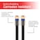 GE RG6 Coaxial Cable 50 ft FType Connectors Quad Shielded Coax Cable 3 GHz Digital inWall Rated Ideal for TV Antenna DVR VCR Satellite Cable Box Home Theater Black 33532