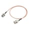 MWRF Source BNC Male to BNC Male RG316 Cable 12 Inches